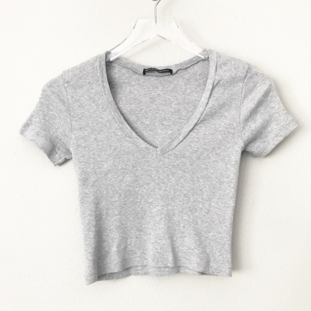 Brandy Melville grey t shirt
